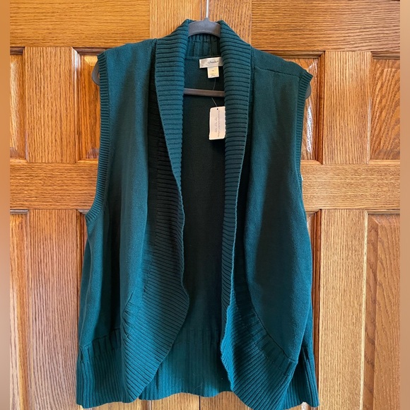 Christopher & Banks Sweaters - Hunter green sweater vest!  Just in time for Christmas!